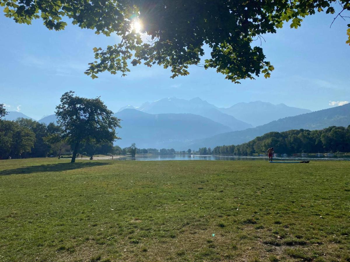 Mobil-Home Agreable Au Pieds Du Lac De Passy パッシー エクステリア 写真